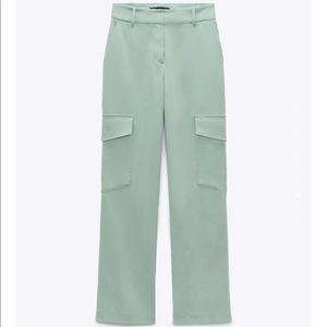 NWT Zara Soft Cargo Pants
